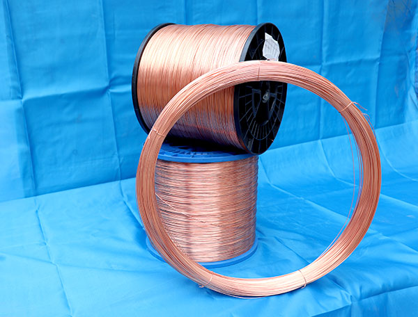 Copper-plated welding wire